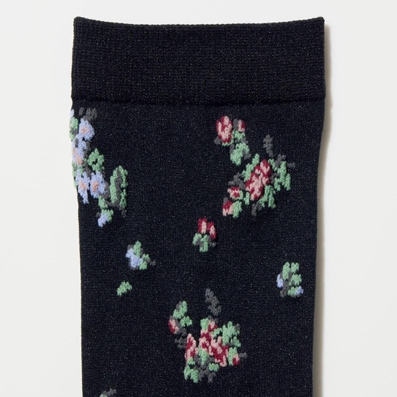 NEW Flower Socks BY ROKH black one size - Picture 2 of 4